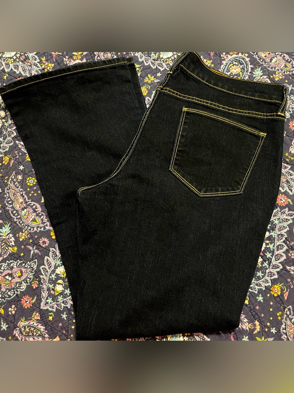Old Navy The Flirt Dark Wash Bootcut Jeans 14 Short